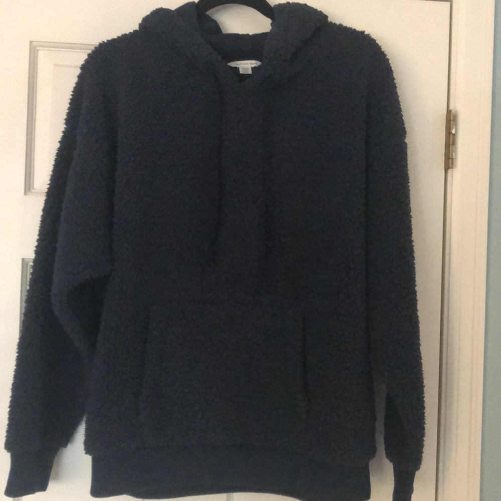 Cozy Blue Fleece Hoodie